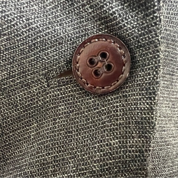 BEBE Wool blend blazer and pant suit set flared legs - Picture 7 of 9